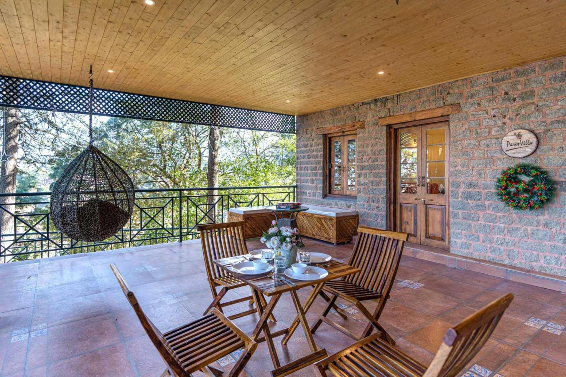 Stayvista At Paris Villa With Pvt Pool & Valley View Kasauli Ngoại thất bức ảnh